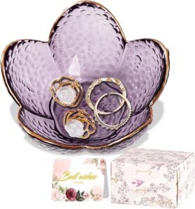 Gifts For Women Trinket Dish Unique Birthday New Home Gifts For Women Her Jewellery Tray Cute Room Decor Aesthetic Bedroom Accessories Ring Dish Holders Small Friendship Christmas House Warming Gifts