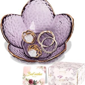 Gifts For Women Trinket Dish Unique Birthday New Home Gifts For Women Her Jewellery Tray Cute Room Decor Aesthetic Bedroom Accessories Ring Dish Holders Small Friendship Christmas House Warming Gifts