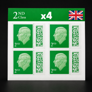 4 Pcs Albian Trading 2nd Class Postage Stamps