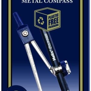 Helix Oxford Metal Compass & Pencil Navy Blue