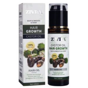Pure & Natural *ZIVRA* Hair Growth Oil With Castor Oil for Healthy Shiny Hair