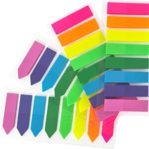 OWLKELA 800 Pack Sticky Tabs 8 Color Writable Index Flags
