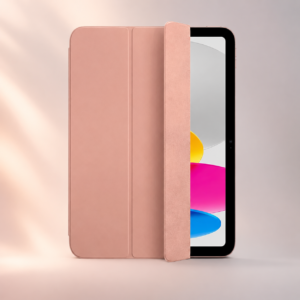 11-Inch Tri-Fold Smart Folio Case for Apple iPad A16 11th Generation 2025 – Pink Protective Stand Cover
