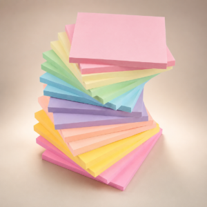 16-Pcs 3 x 3 Inch Colourful Sticky Notes – Self-Adhesive Memo Pads for Office, School and Home
