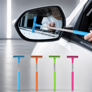 1-Piece Extendable Car Window Cleaner – Sponge Water Scraper for Windscreens, Side Windows and Wing Mirrors