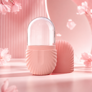 1-Piece Silicone Ice Face Roller – Reusable Cooling Facial Massage Tool for Skincare and Puffiness Relief