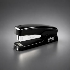 1-Piece Black Stapler Model 275 with 10 Boxes of Staples – Portable Stapling Machine for Office, School and Home
