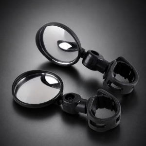 2-Pcs Adjustable Convex Bicycle Rear-View Mirrors – Safety Mirrors for Mountain, Electric and Balance Bikes