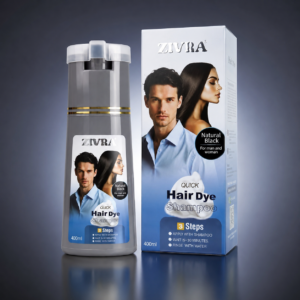 400ml ZIVRA Hair Colour Shampoo – Instant Hair Dye Shampoo for Men and Women
