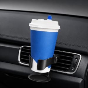 Adjustable PVC Car Cup Holder – Bottle and Can Drink Holder with Sponge Pad Base for Vehicle Interiors
