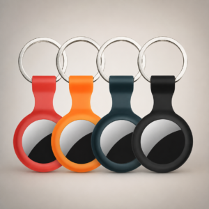 Protective Case with Keychain Compatible with Apple AirTag – Anti-Loss Tracker Holder