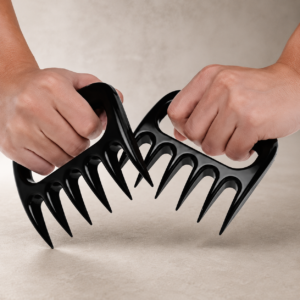 2 Pcs Bear Claw Meat Shredding Tools – Heat-Resistant Easy-Grip Meat Pullers for BBQ, Grilling, Braising and Meal Prep