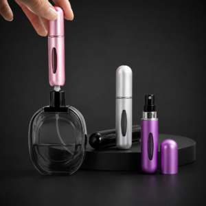 1-Pcs 5ml Portable Perfume Atomizer – Refillable Travel Spray Bottle and Empty Fragrance Refill Container