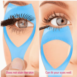 Eyelash Makeup Auxiliary Tool – Mascara Guard & Lash Comb Upper & Lower Lash Guide • Dual-Sided Comb • Smooth Edges • Lightweight & Compact Makeup Accessory