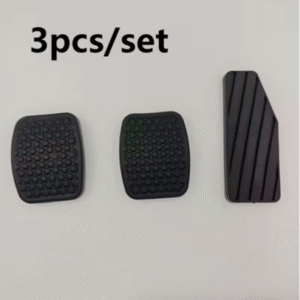 Set of 3 Rubber Car Pedal Cover Kit – Brake, Clutch & Accelerator Pads Compatible with Suzuki Swift, Samurai, Sidekick, Vitara, Tracker & Daewoo Matiz, Tico