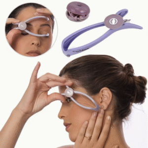 Portable Facial Hair Remover Spring – Easy-to-Use Coil Threading Tool for Cheeks, Eyebrows & Chin | Low-Allergenic DIY Beauty Tool for Women