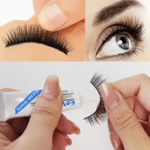 Waterproof & Long-Lasting Eyelash Adhesive – Strong Hold Glue for False Eyelashes | Non-Irritating, Professional Makeup Tool